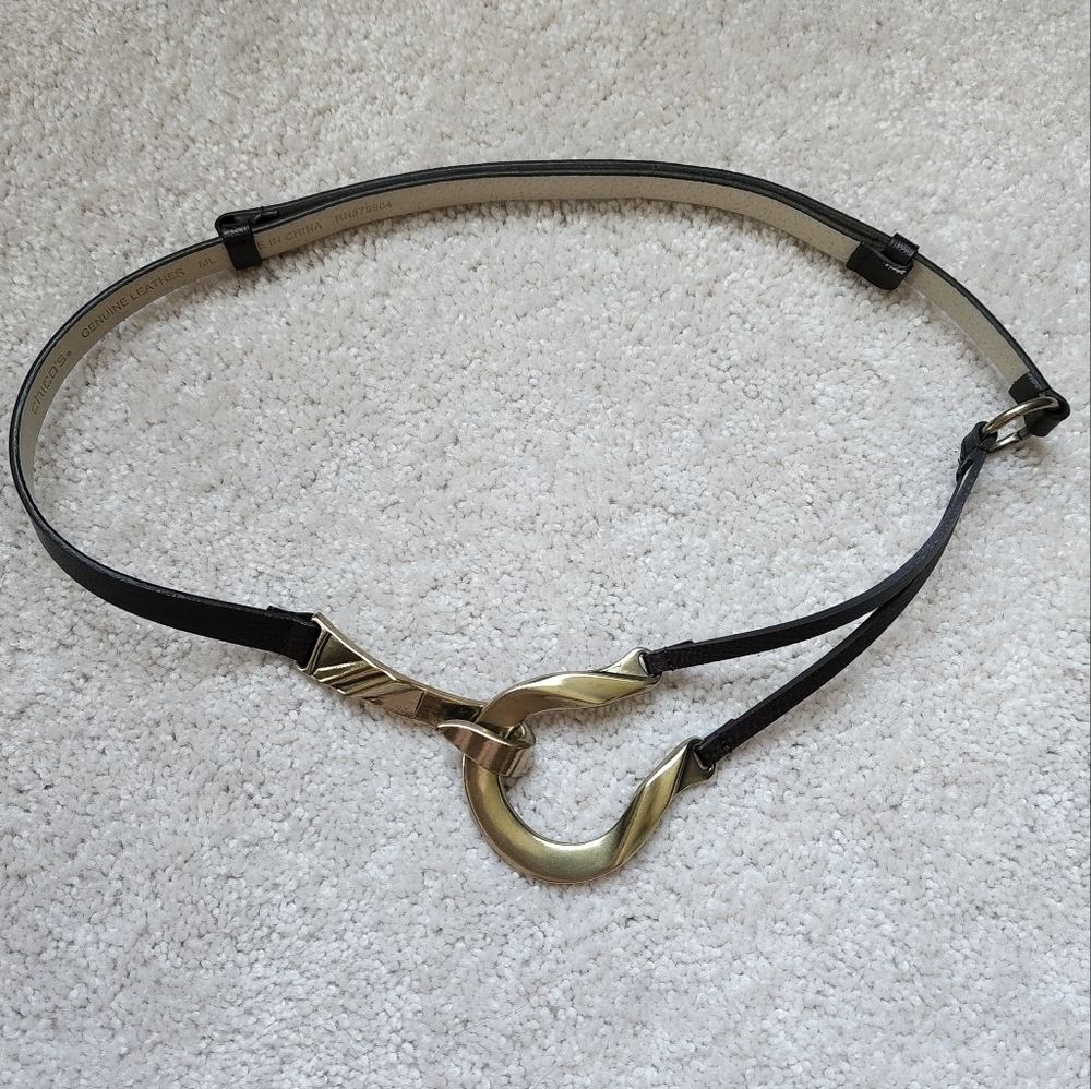 CHICO'S genuine leather belt